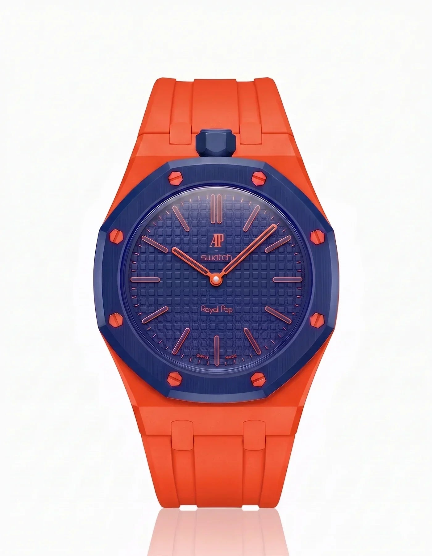 Silicone Strap & Case Royal Pop Orenji Hachi(Customize Colors)