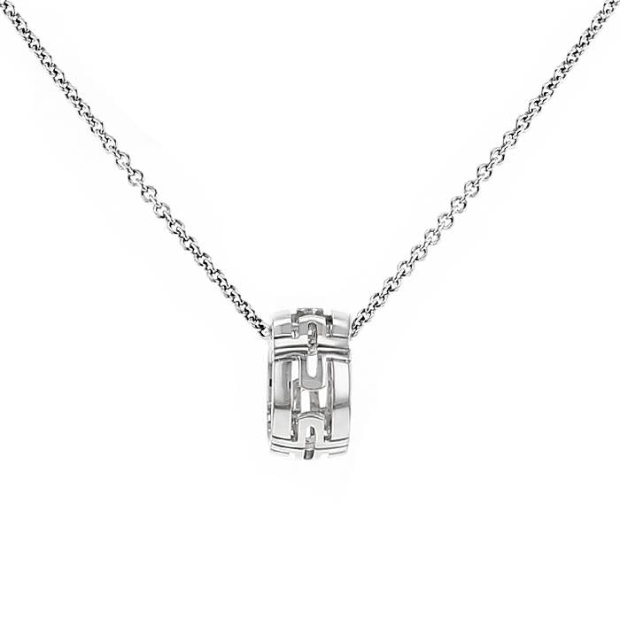 [LORA]PARENTESI NECKLACE SILVER