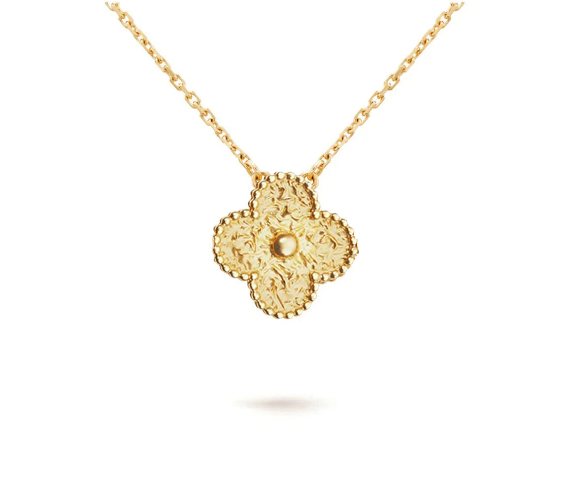 [Lora]CLOVER 15MM SINGLE FLOWER NECKLACE COLLECTION