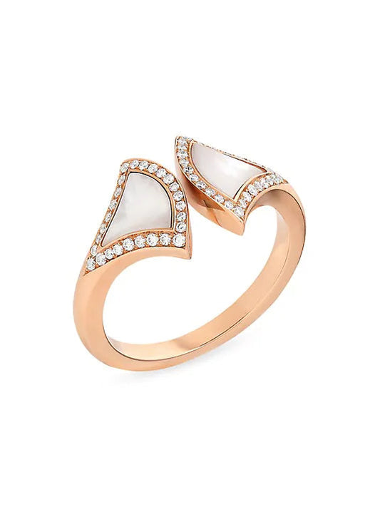 [LORA]DREAM MOP DIAMOND OPEN RING