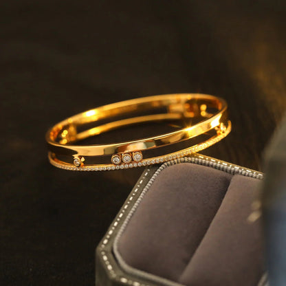 [LORA] Move Romane Diamond Bangle Bracelet