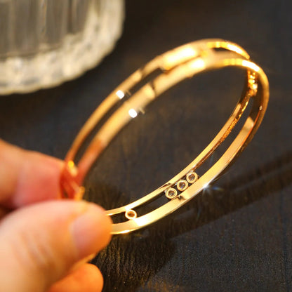 [LORA] Move Romane Diamond Bangle Bracelet