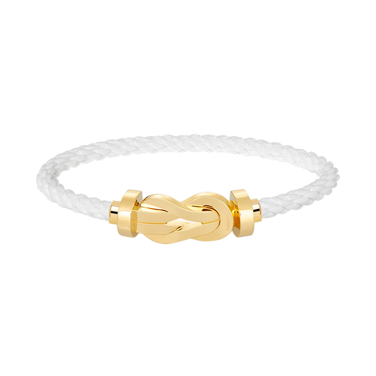 [LORA]CHANCE LARGE 8 FIGURE BUCKLE NO DIAMOND BRACELET GOLD