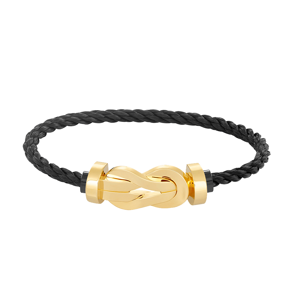 [LORA]CHANCE LARGE 8 FIGURE BUCKLE NO DIAMOND BRACELET GOLD