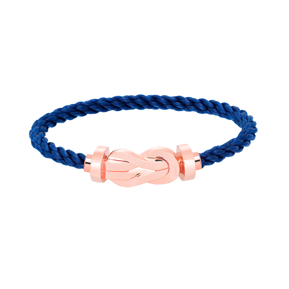 [LORA]CHANCE LARGE 8 FIGURE BUCKLE NO DIAMOND BRACELET ROSE GOLD
