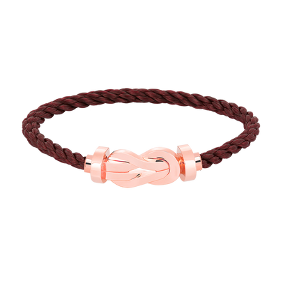 [LORA]CHANCE LARGE 8 FIGURE BUCKLE NO DIAMOND BRACELET ROSE GOLD