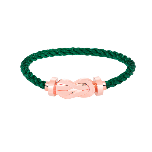 [LORA]CHANCE LARGE 8 FIGURE BUCKLE NO DIAMOND BRACELET ROSE GOLD