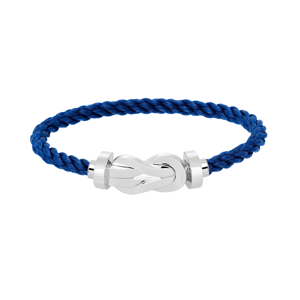 [LORA]CHANCE LARGE 8 FIGURE BUCKLE NO DIAMOND BRACELET SILVER
