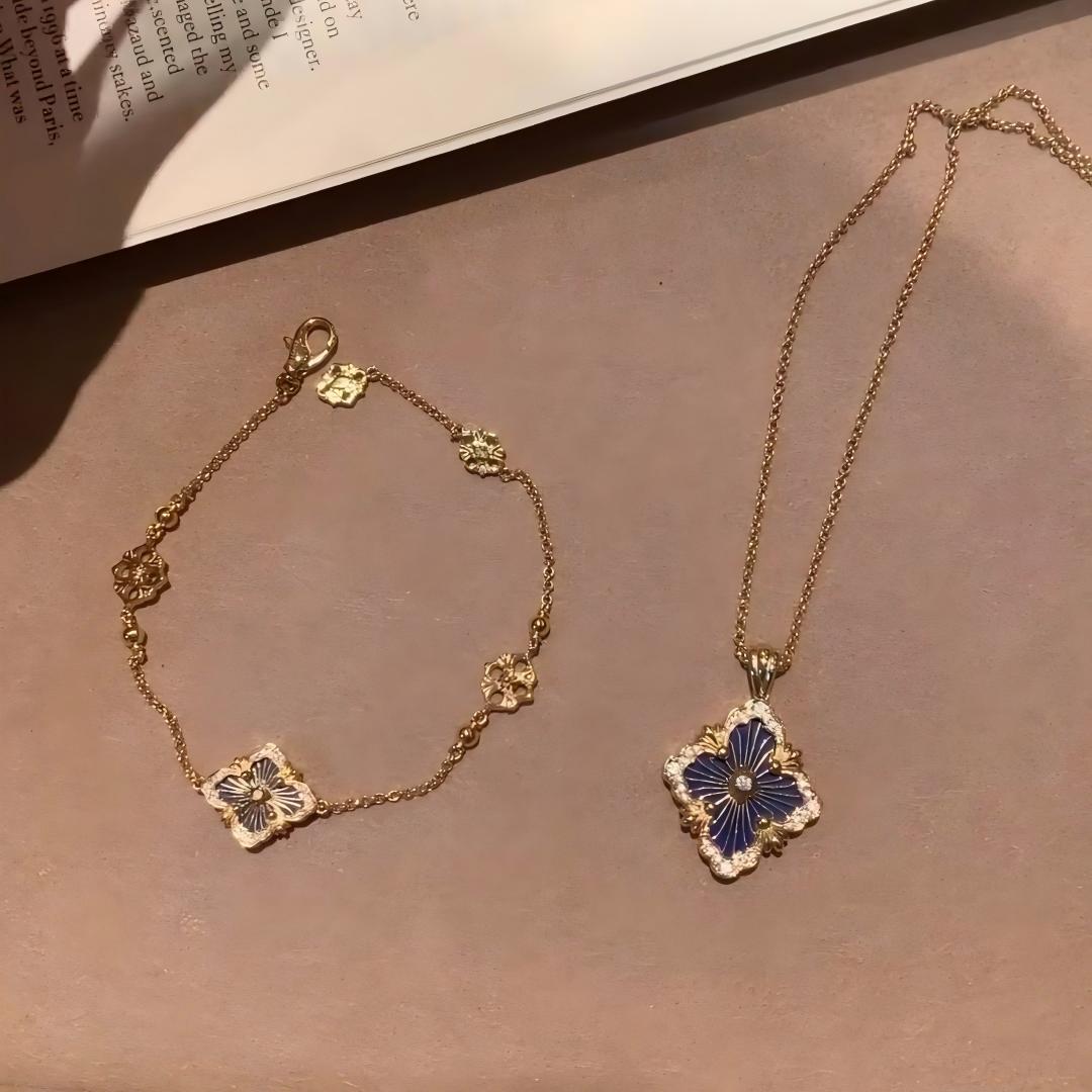 [Lora JEWELRY] OPERA TULLE ENAMEL BRACELET