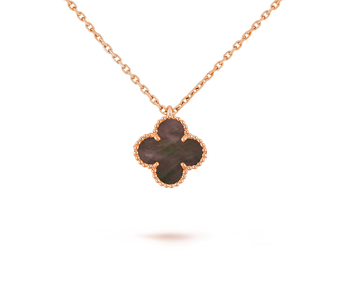 [Lora]CLOVER MINI 9.5MM CARNELIANS NECKLACE COLLECTION
