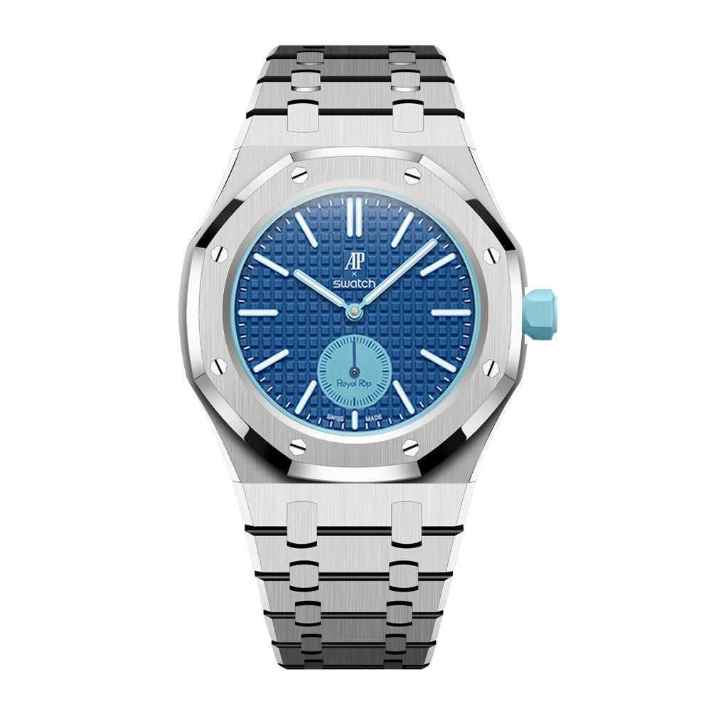 Royal Oak Pop Exclusive Steel Case & Strap Full‑wrap Embedded Watch Band