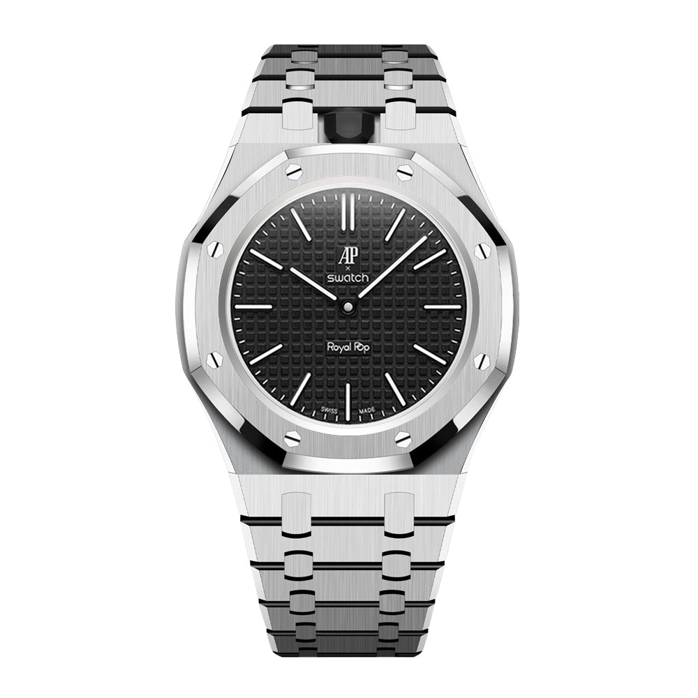 Royal Oak Pop Exclusive Steel Case & Strap Full‑wrap Embedded Watch Band
