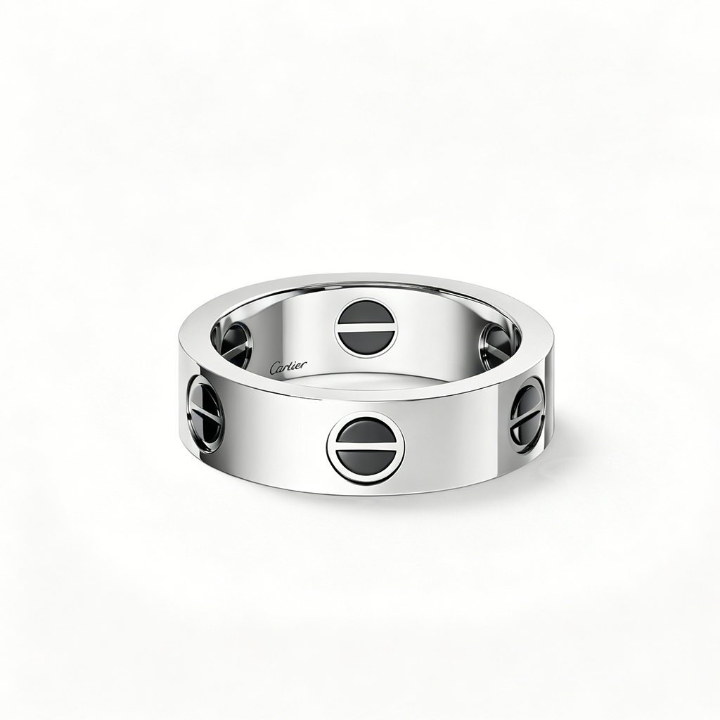[LORA] LOVE RING 5.5MM NO DIAMONDS  CERAMIC
