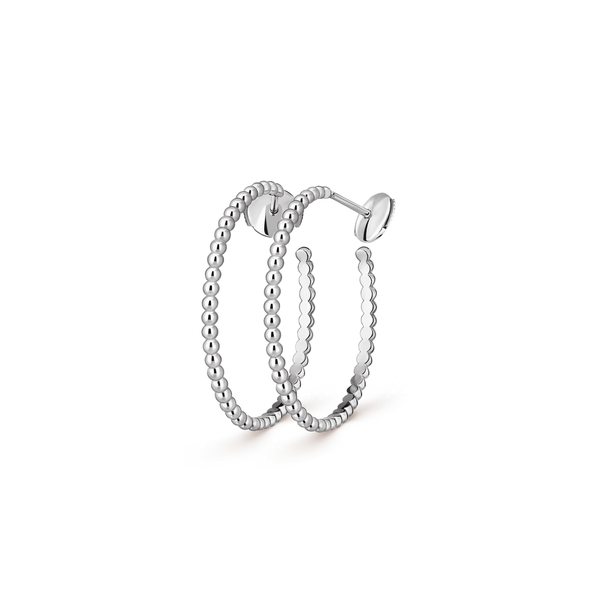[Lora] SMOOTH BEAD STUD EARRINGS