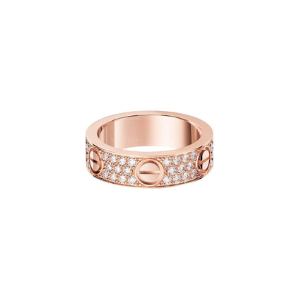 [LORA] LOVE RING 5.5MM DIAMONDS PAVED