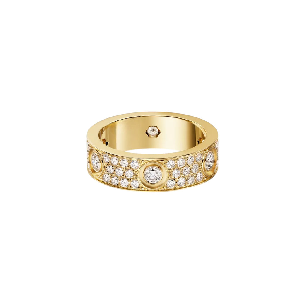 [LORA] LOVE 5.5MM FULL-PAVE 6-DIAMOND RING