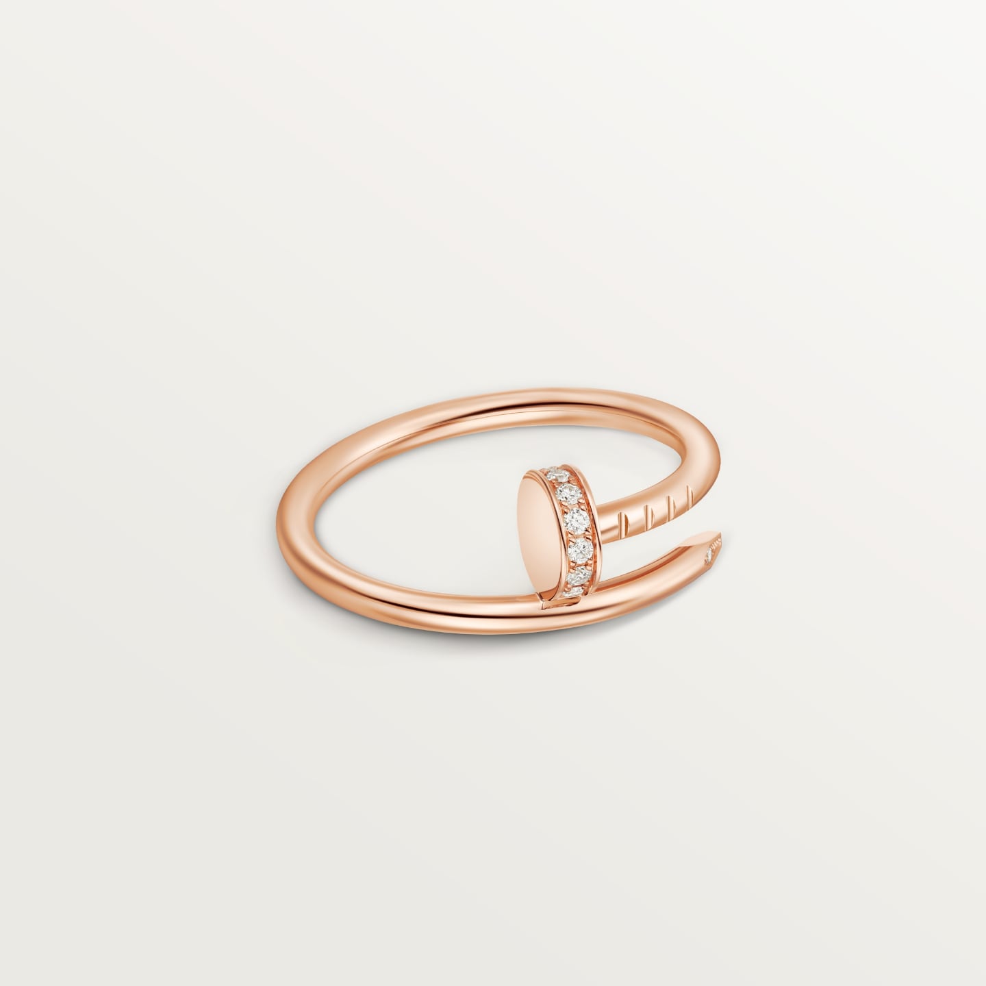 [LORA] JUSTE 1.8MM HALF DIAMOND RING