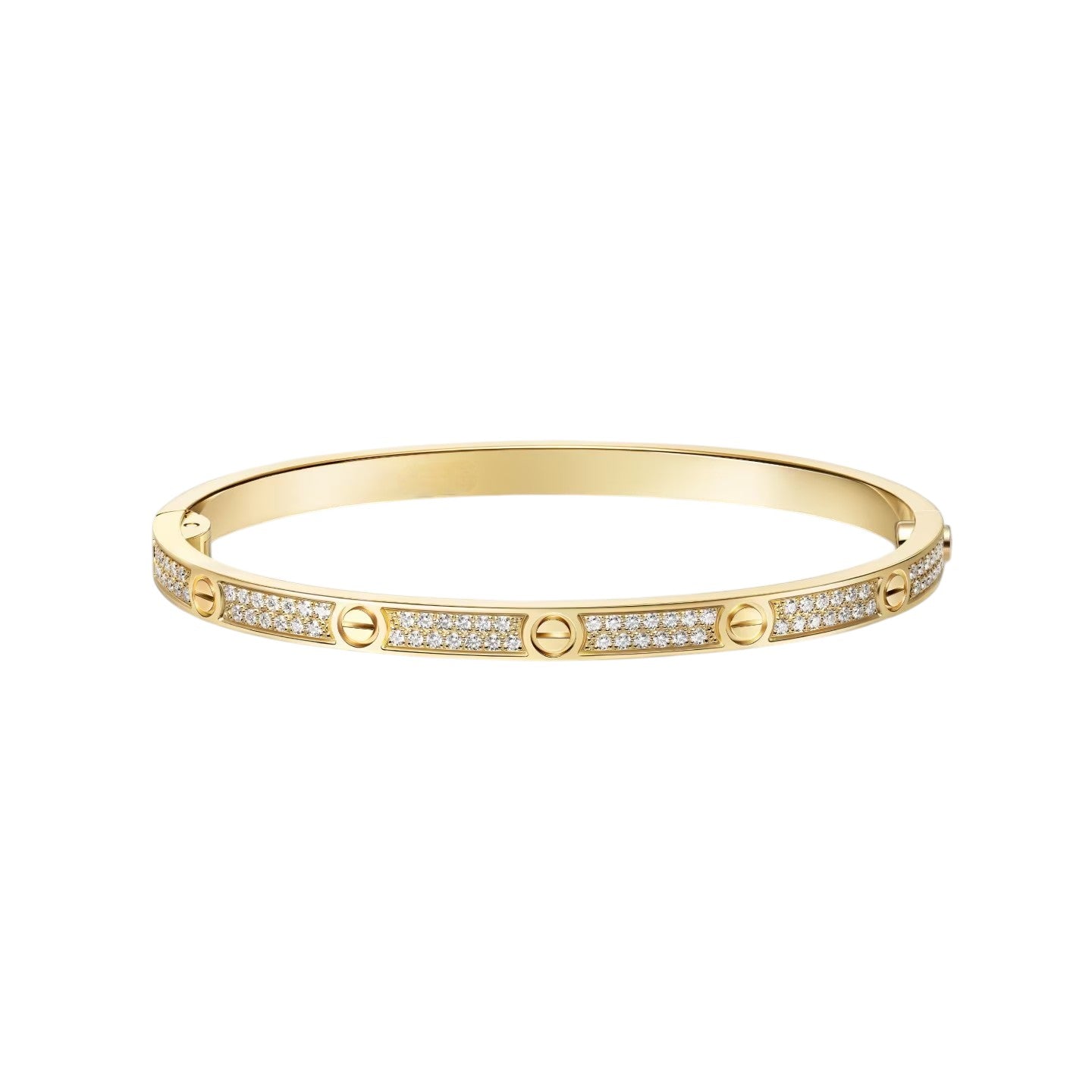 [LORA] LOVE BRACELET 3.65MM DIAMOND-PAVED