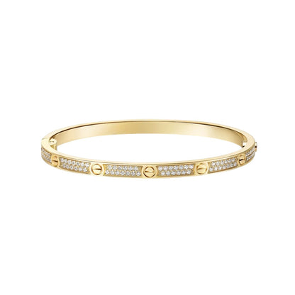[LORA] LOVE BRACELET 3.65MM DIAMOND-PAVED