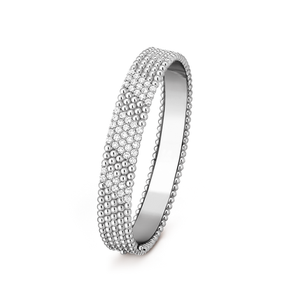 [Lora]  FIVE-ROW DIAMOND BRACELET