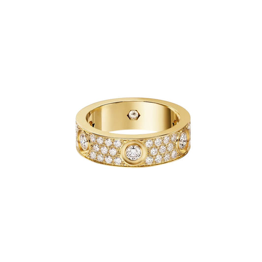 [Lora] LOVE 5.5MM FULL-PAVE 6-DIAMOND RING
