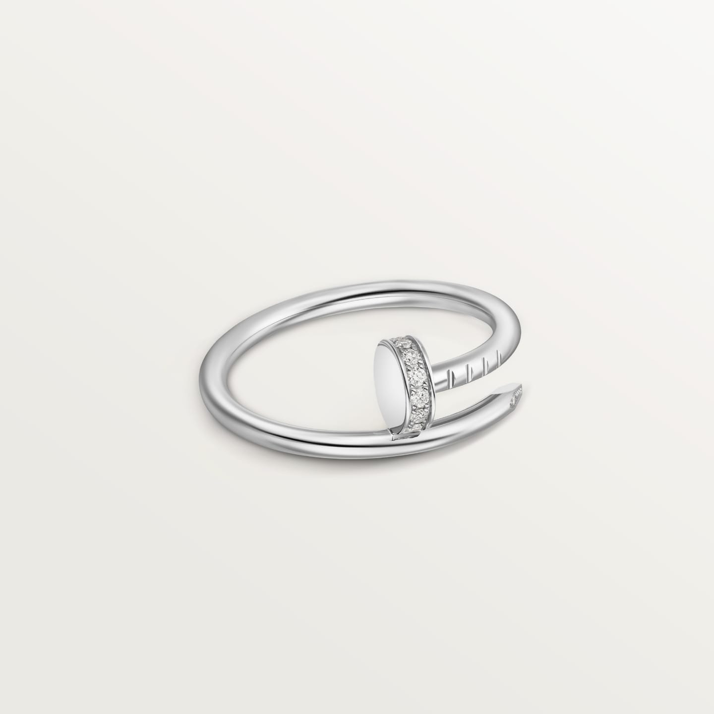 [LORA] JUSTE 1.8MM HALF DIAMOND RING