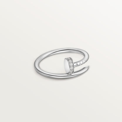 [LORA] JUSTE 1.8MM HALF DIAMOND RING