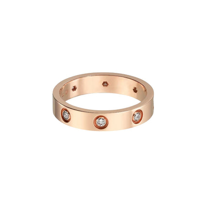 [LORA] LOVE 4MM 8 DIAMOND RING