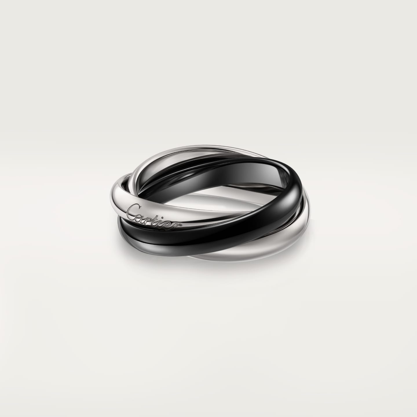 [LORA] TRINITY 3.2MM RING BLACK CERAMIC