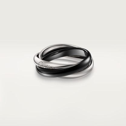 [LORA] TRINITY 3.2MM RING BLACK CERAMIC