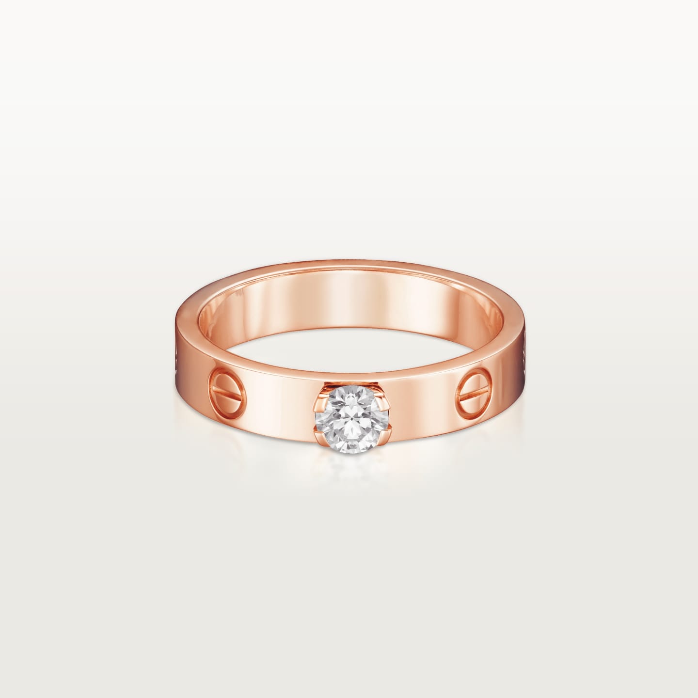 [LORA] LOVE RING 3.6MM 1 BIG DIAMOND