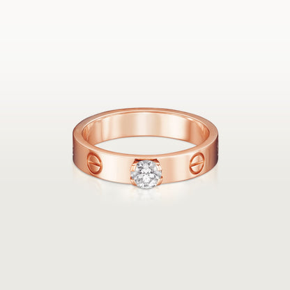 [LORA] LOVE RING 3.6MM 1 BIG DIAMOND