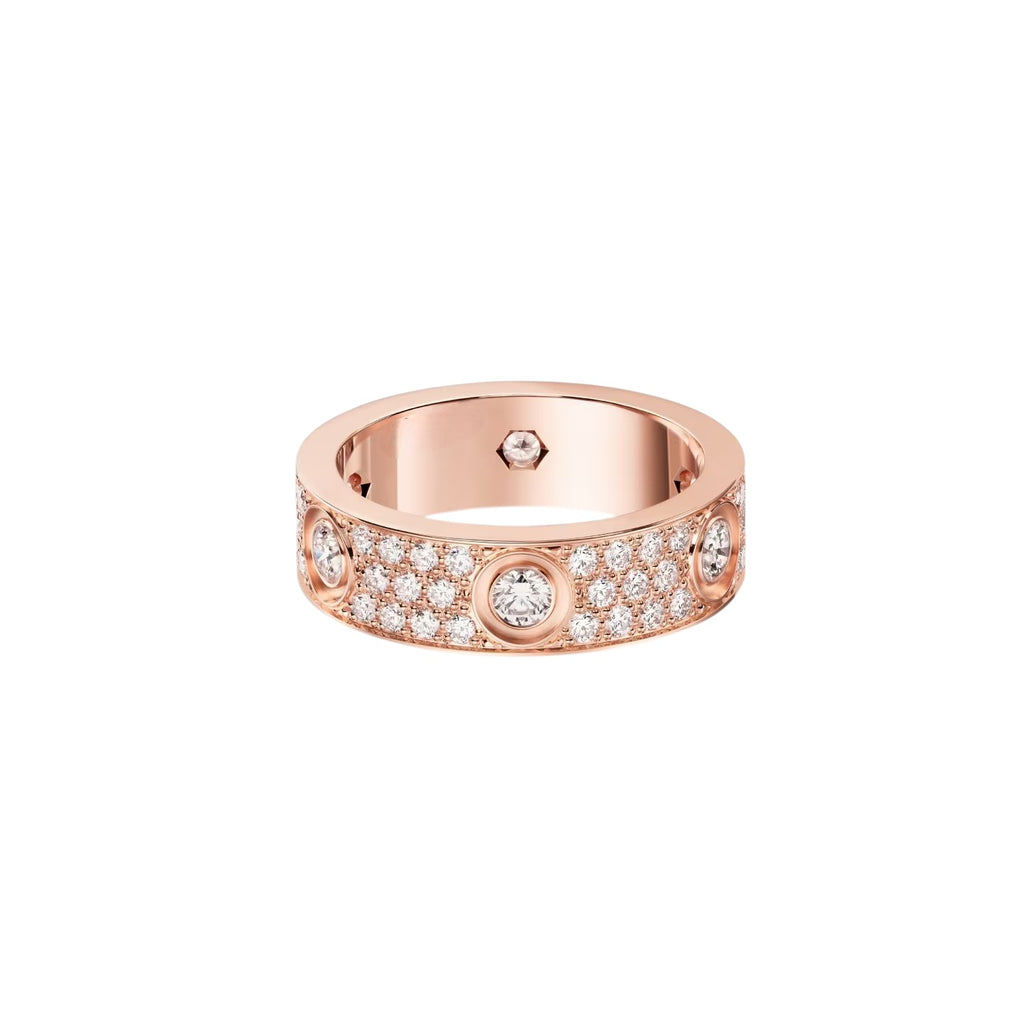[LORA] LOVE 5.5MM FULL-PAVE 6-DIAMOND RING
