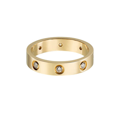 [LORA] LOVE 4MM 8 DIAMOND RING