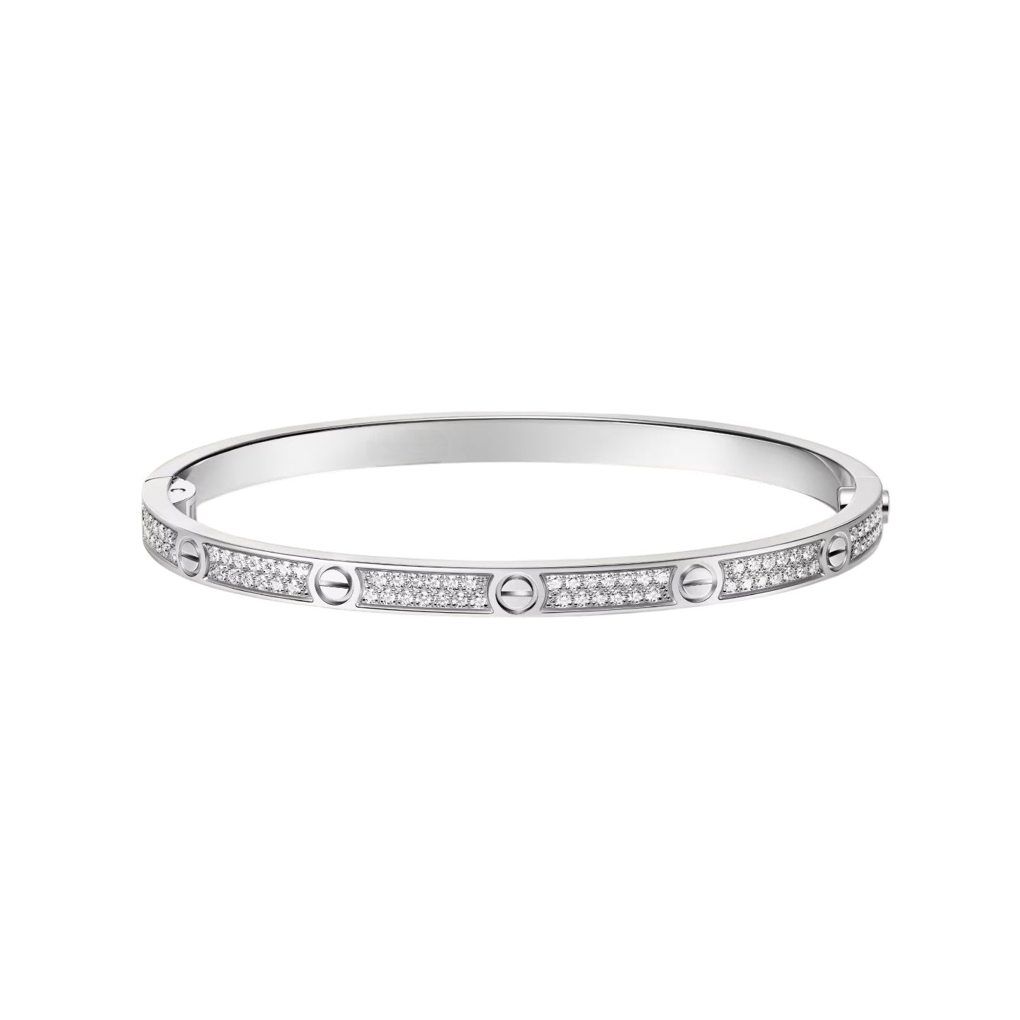 [LORA] LOVE BRACELET 3.65MM DIAMOND-PAVED