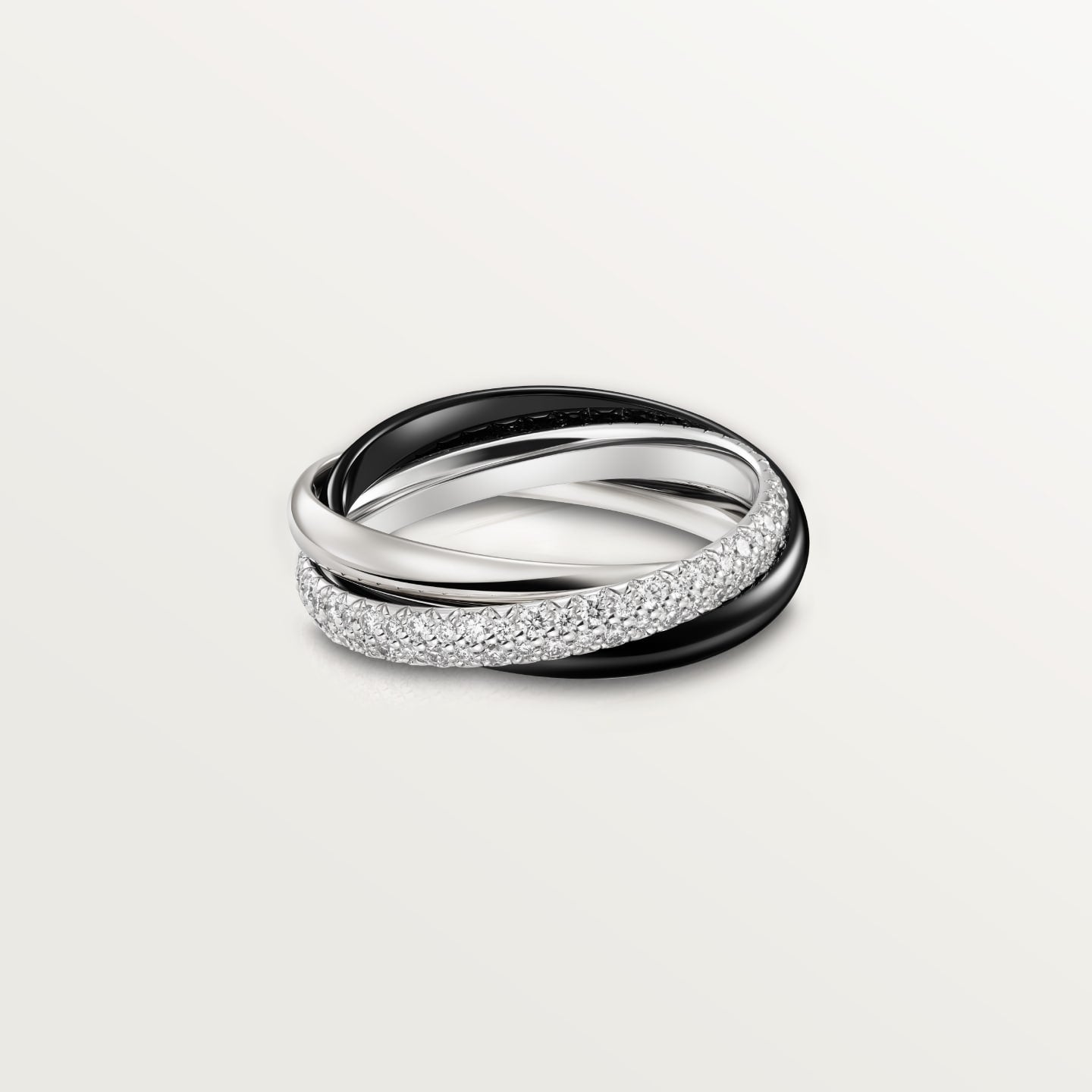 [LORA] TRINITY 3.2MM RING BLACK CERAMIC