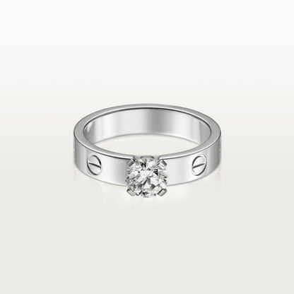 [LORA] LOVE RING 3.6MM 1 BIG DIAMOND