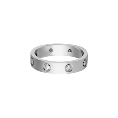 [LORA] LOVE 4MM 8 DIAMOND RING
