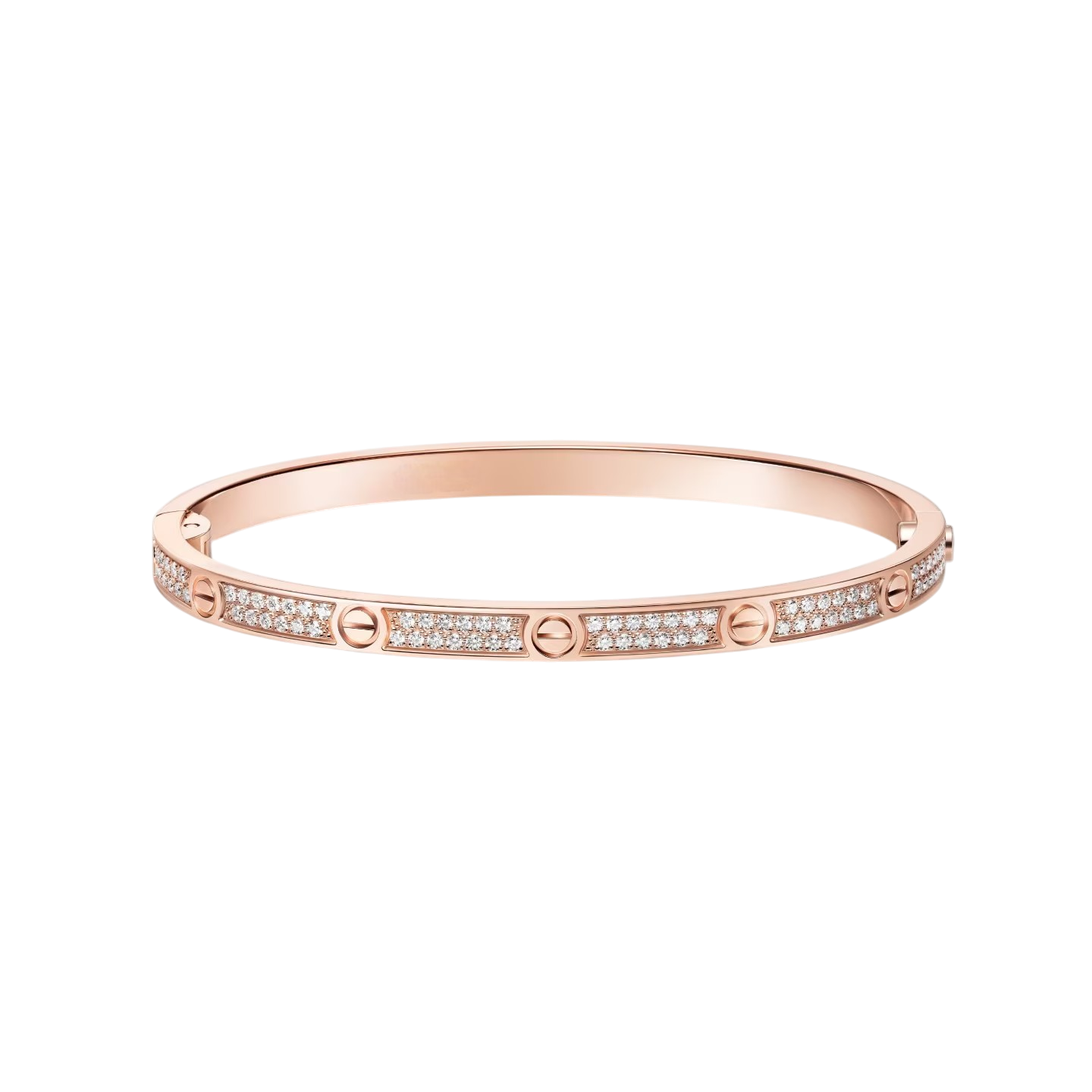 [LORA] LOVE BRACELET 3.65MM DIAMOND-PAVED
