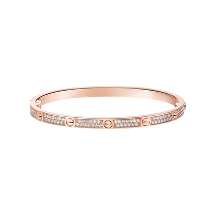 [LORA] LOVE BRACELET 3.65MM DIAMOND-PAVED