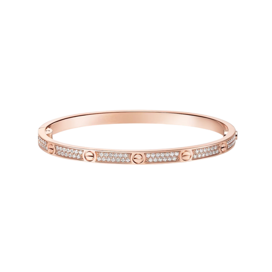 [LORA] LOVE BRACELET 3.65MM DIAMOND-PAVED