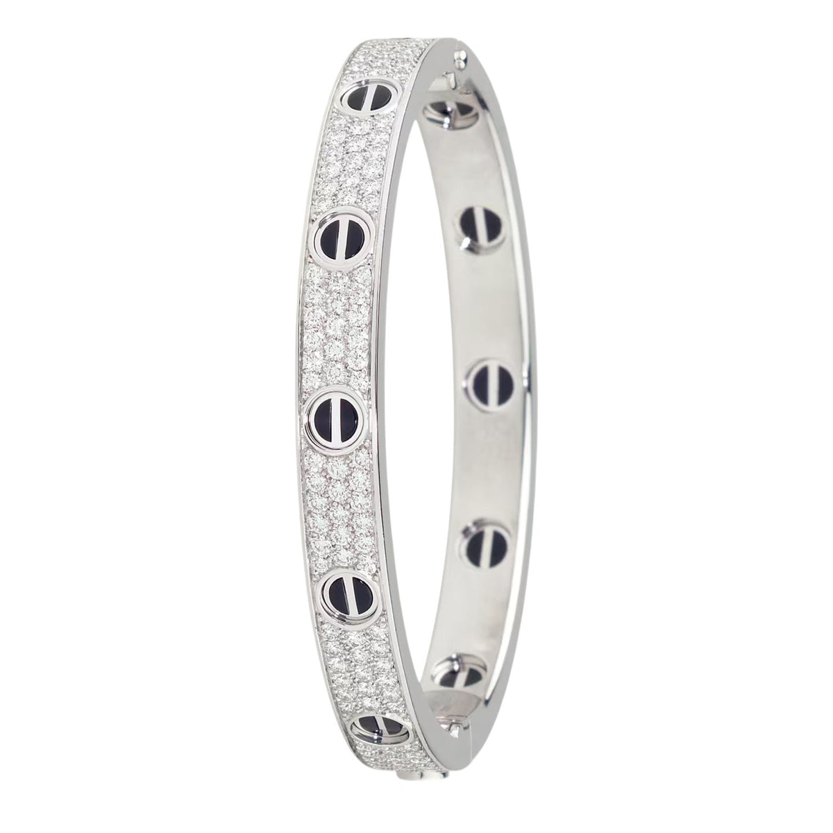 [Lora] LOVE BRACELET 6.1MM DIAMOND-PAVED CERAMIC