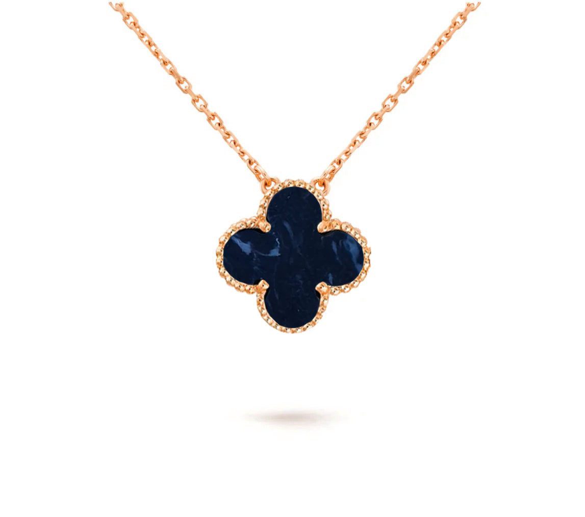[Lora]CLOVER 15MM SINGLE FLOWER NECKLACE COLLECTION