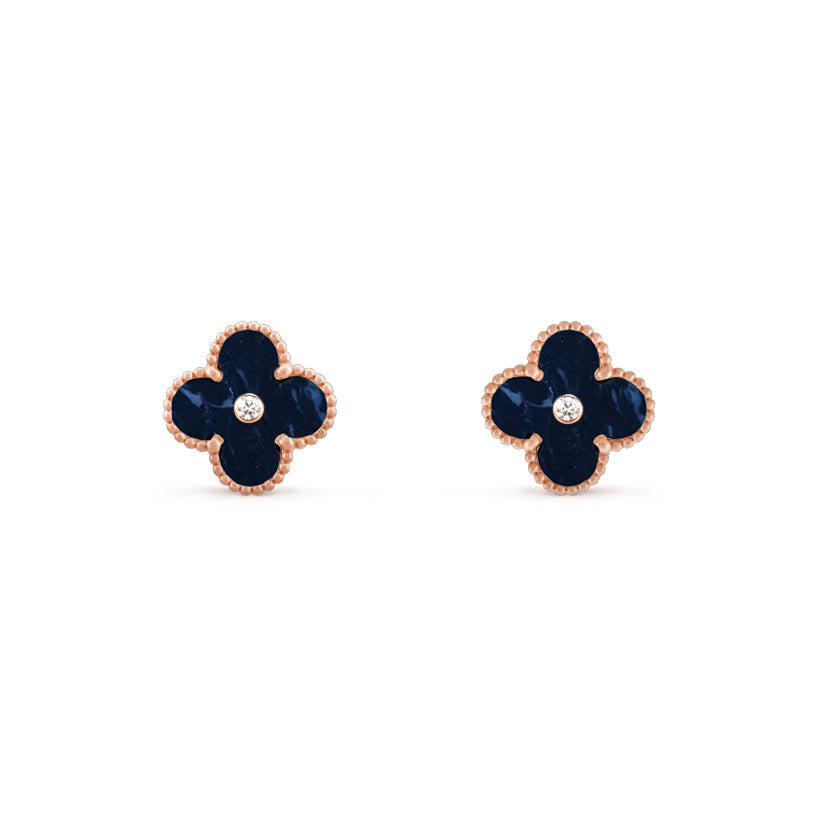 [Lora]CLOVER  15MM DIAMOND EARRINGS COLLECTION