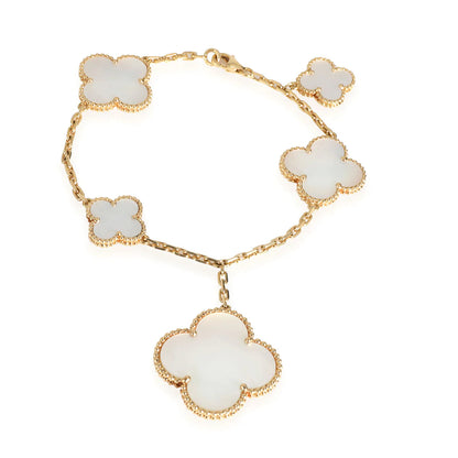 [Lora]MAGIC CLOVER MOP GOLD BRACELET 5 MOTIFS