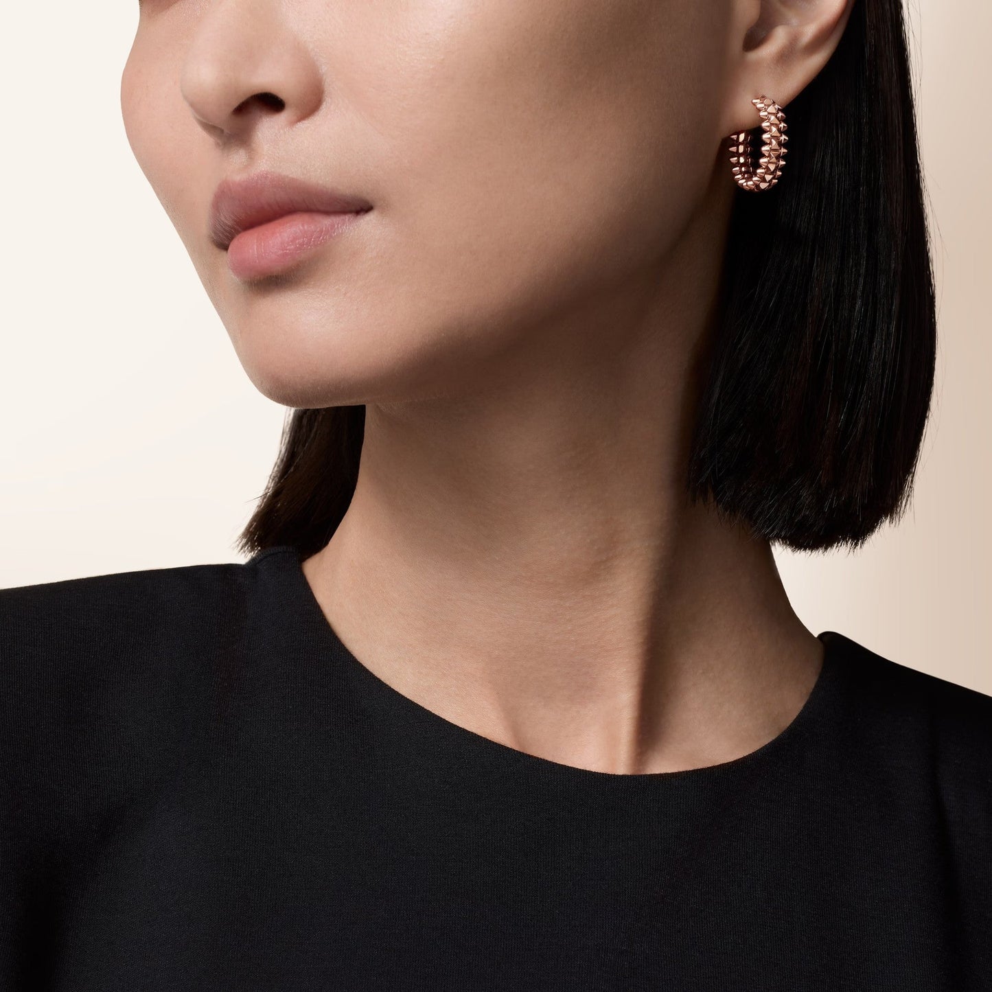 [LORA] CLASH SMALL HOOP EARRINGS