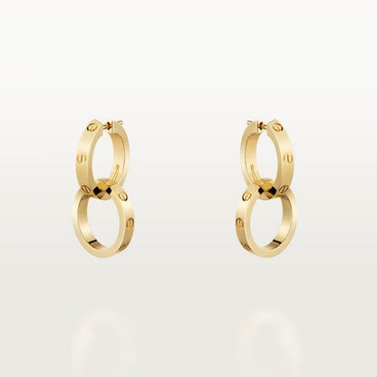 [Lora] LOVE 3.3MM DANGLE EARRINGS