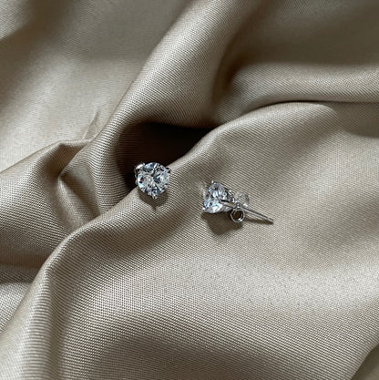 [LORA]Dainty Round Shape Earrings