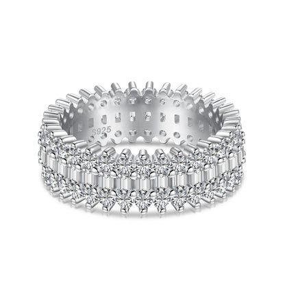[LORA]Ornate Colorful Radiant Cut Daily Ring