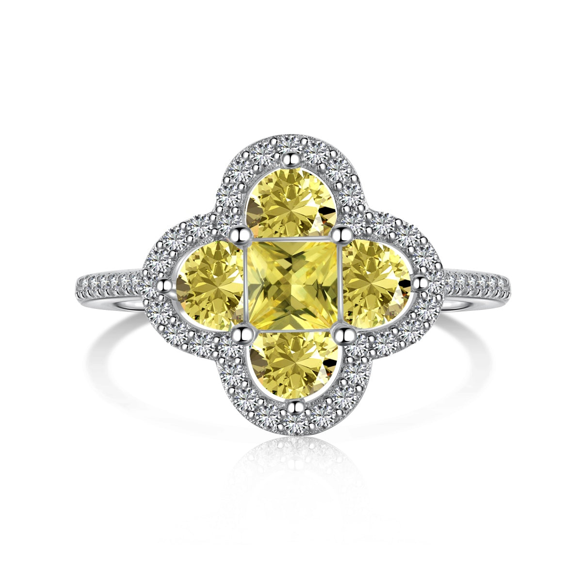 [LORA]Luxurious Eternity Flower Shape Banquet Ring